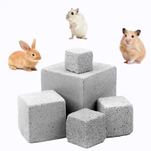 Natural Mineral Molar Stone – Chew Toy for Rabbits, Guinea Pigs & Hamsters