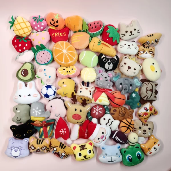 Plush Catnip Toy Set – Soft Chew Toys with Catmint for Kittens & Cats