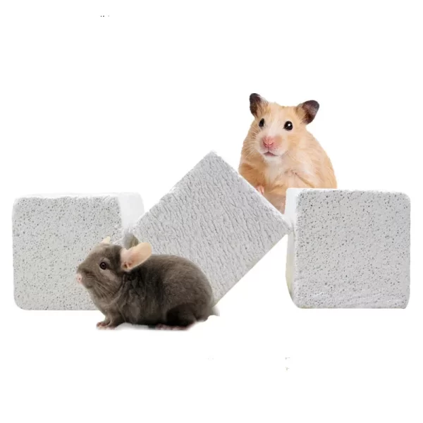 Natural Mineral Molar Stone – Chew Toy for Rabbits, Guinea Pigs & Hamsters - Image 3