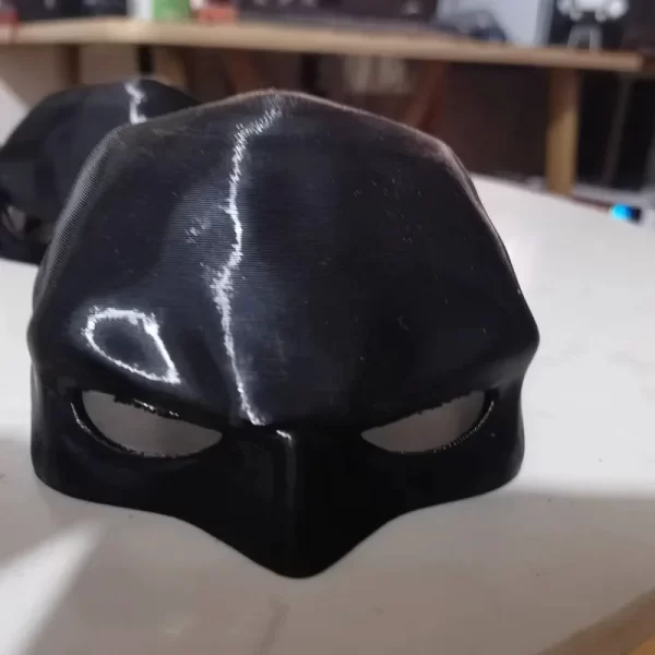 Black Bat Mask for Cats – Cute & Cool Matte Costume Accessory for Pets - Image 3