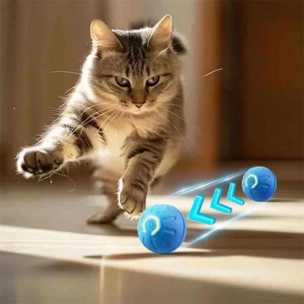 Smart Interactive Dog Toy Ball – USB Rechargeable Automatic Moving & Bouncing Pet Toy - Image 3
